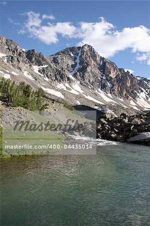 Taken over the West Fork of the Rock Creek towards Whitetail Peak, Montana.