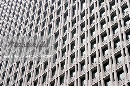 Windows of modern business building