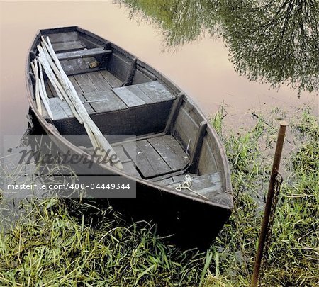 flat bottomed wooden boats on the river loire france europe maine et loire