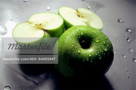 Isolated apple fruit