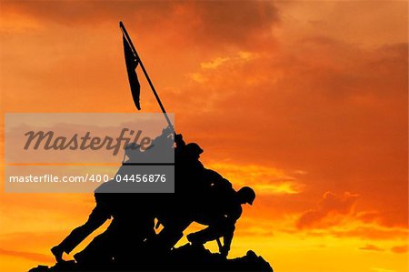 Iwo Jima Memorial Washington D C USA