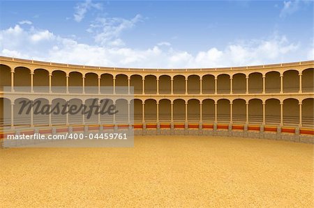 Ancient coliseum corrida arena empty 3d model