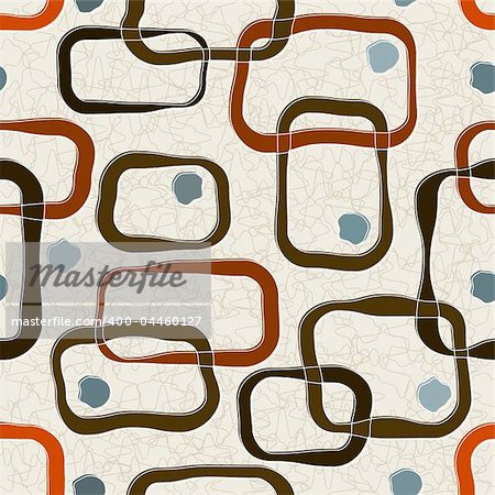 Seamless Retro-stylized Squares. Tileable, seamless easy-edit layered vector file.