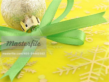 colorful christmas background with bauble