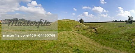motte and bailey castle yelden bedfordshire home counties england uk europe