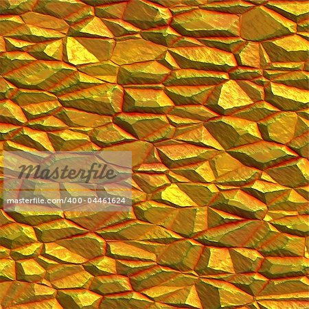 Background and texture of shiny mineral resource in gold color