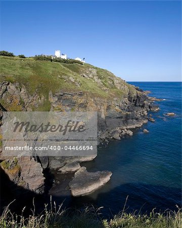 the lizard point the southernmost tip of land in england cornwall uk