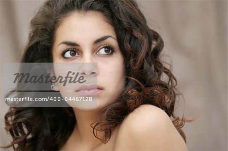 Beautiful middle eastern teenage girl