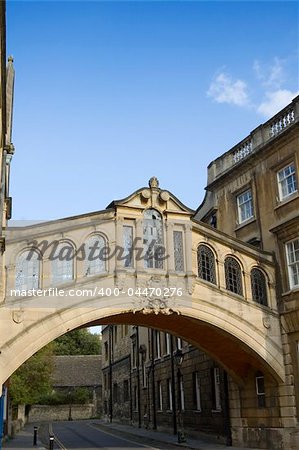 An old footbridge in Oxford, England