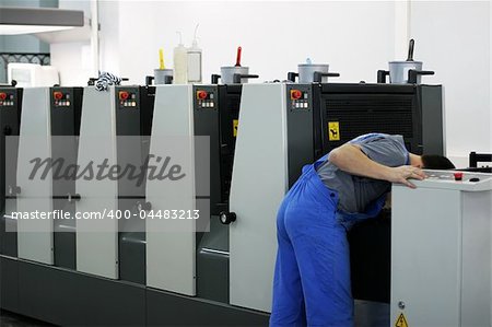 Preventive maintenance of the printed equipment in a modern printing house