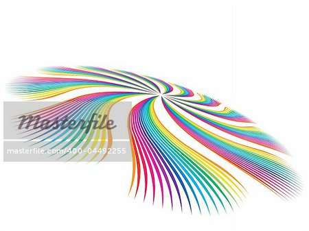 Rainbow abstract background in modern colors with room to add your own text