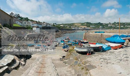 coverack cornwall england uk