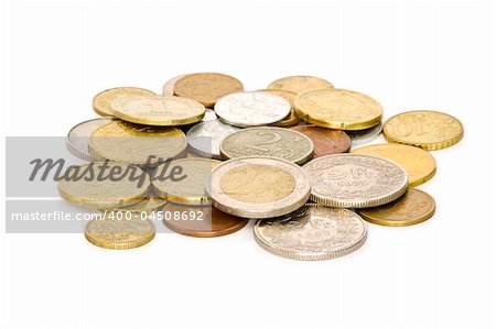 Money isolated on white background