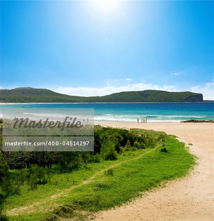 Summer vacation at Australian Beach