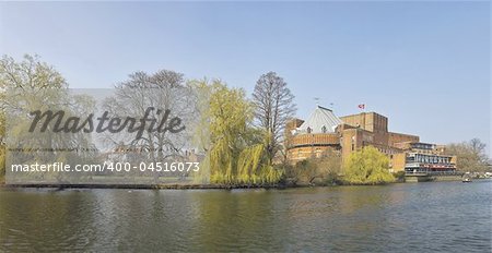 The shakespeare memorial theatre stratford-upon-avon  warwickshire the midlands england uk