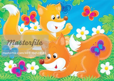 children’s book illustration for your design, cover, scrapbook, etc.