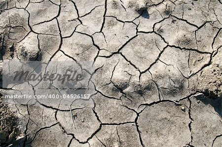 Cracked earth background disaster texture