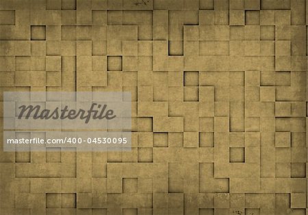 Abstract grunge background with square tiles