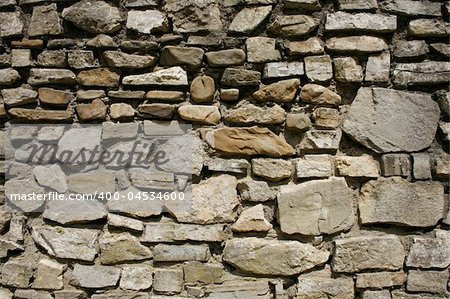 stone wall background (texture from the old castle)