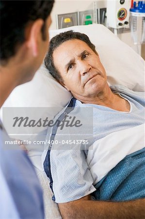 Patient Looking At Doctor