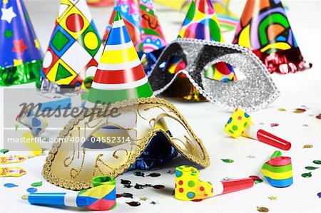 Party accessories for New Year Eve, birthday party or carnival