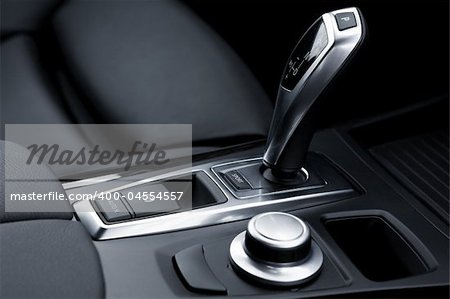 The gear-change lever in the modern car