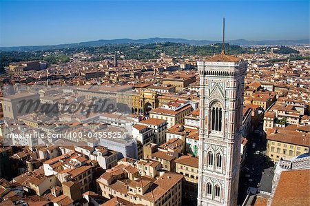 View from the dome of Florence Cathedral, Italy