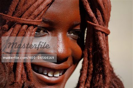 This is a young Himba woman.