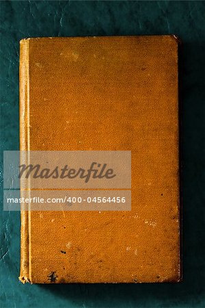 Close-up of old and worn book (vintage version)