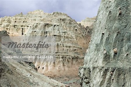 Otherworldly rock formations in the desert of eastern Oregon