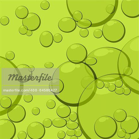 water with bubbles vector illustration