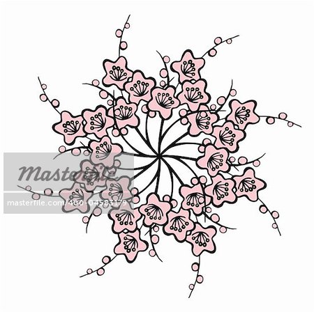 Flower Vector Circle