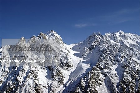 High Mountains. Caucasus. Tsey.