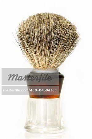 Shaving brush isolated on white background