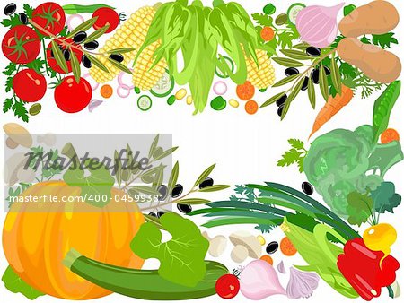 Vector vegetables.. Easy to edit and modify. EPS file included.