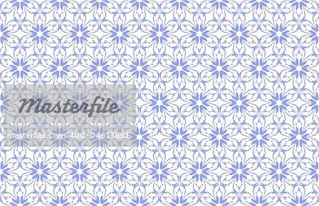 Wallpaper pattern on the white background