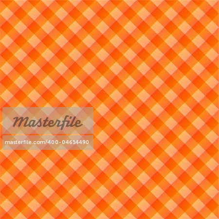 seamless texture of orange to red blocked tartan cloth