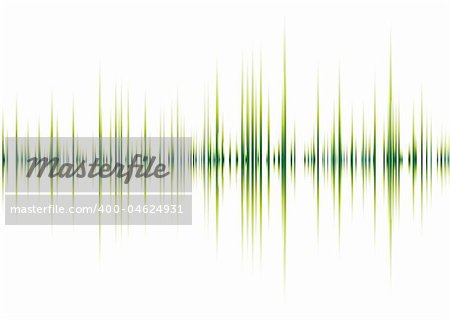 Abstract musical inspired graphical background image with peaks