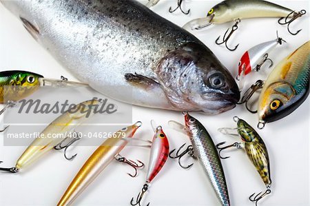 Collection of fly fishing