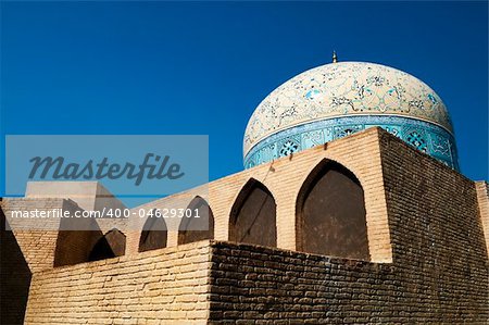 Sheikh Lotf Allah Mosque at Naghsh-i Jahan Square, Isfahan, Iran.