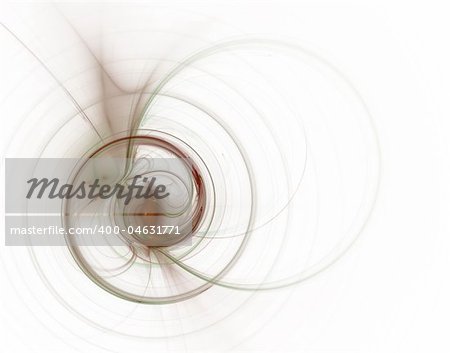 abstract backgound - swirl on white - illustration