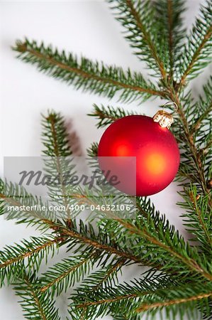 Photography of baubles connected with Christmas time and Christmas tree.