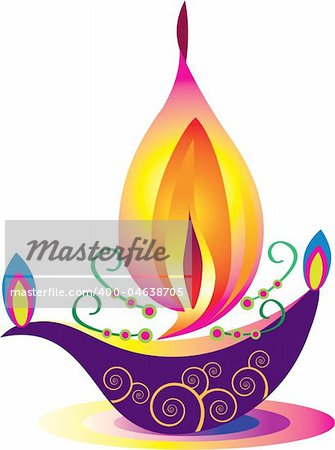 Deepavali oil lamp