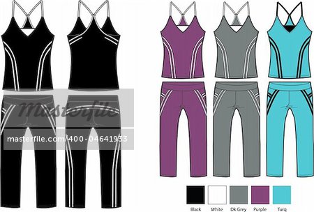 lady aerobic set