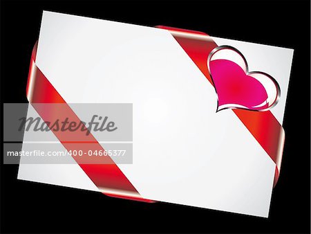 San Valentine PostCard With White Space for text