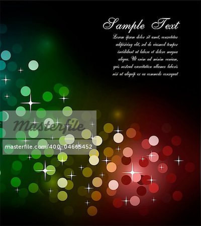 Elegant Colorful Glitter Abstrat Lights for Flyers Background