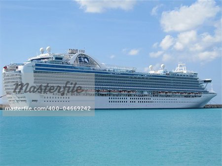 Cruise Ship in Barbados