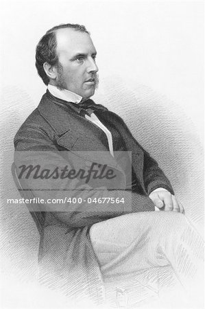 Earl Canning (1812-1862) on engraving from the 1800s. Viscount Canning during 1837-1859. English statesman and Governor-General of India during the Indian Rebellion of 1857. Engraved by W.Roffe and published in London by Virtue & Co.