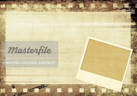 Grunge background - symbolical the image of a film