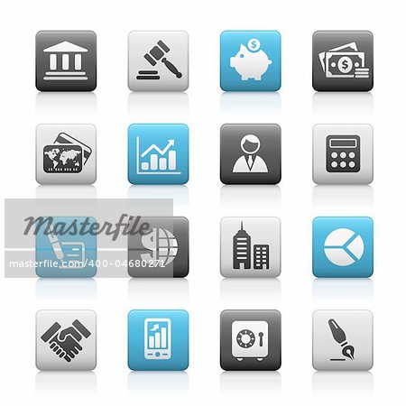 Professional icons for your website or presentation. -eps8 file format-